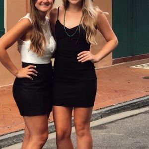 Lulus black mini dress